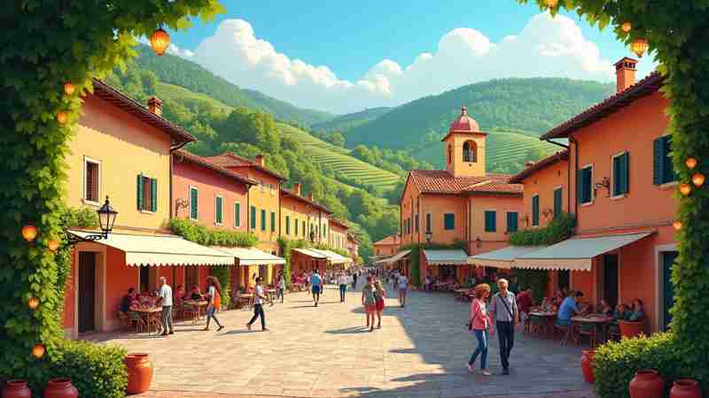 Discover the Flavors of Arcevia: A Journey Through the Festa dell’uva, Concept art for illustrative purpose, tags: arcevia - Monok