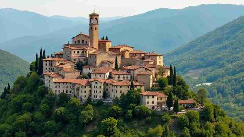 10 Hidden Gems of Arcevia, Marche, Italy, Concept art for illustrative purpose, tags: città - Monok