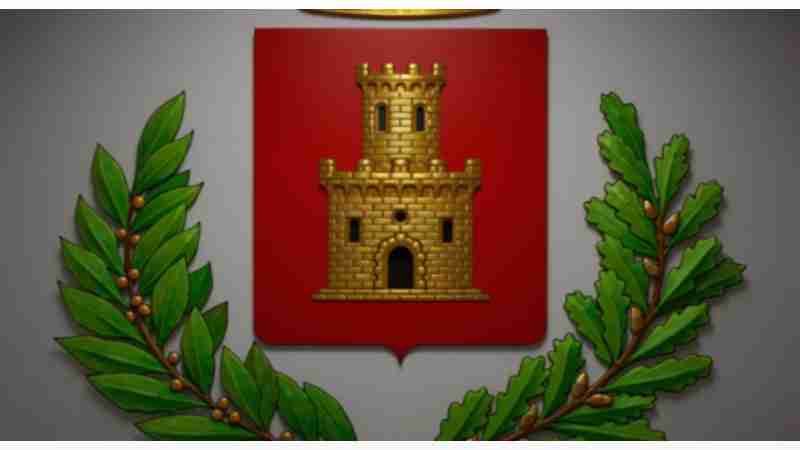 Coat of arms of Arcevia - Digital concept art for illustrative purpose, tags: tra le dolci colline - Monok